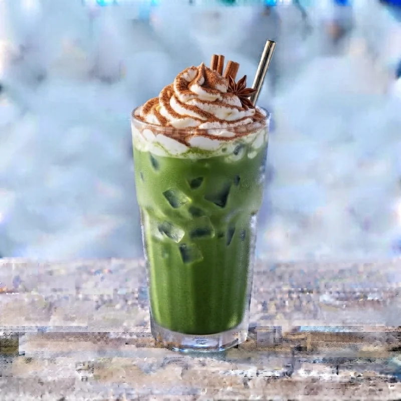 Iced Cinnamon Matcha