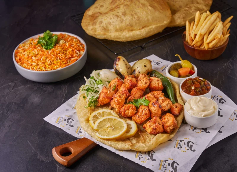 وجبة نص كيلو شيش