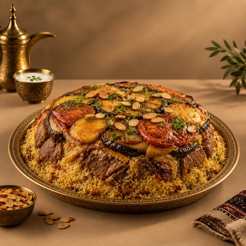 مقلوبة لحم