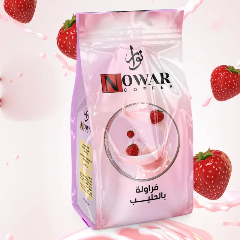 فراولة بالحليب
