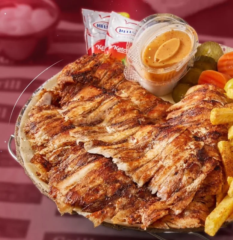 وجبة شاورما حلبي