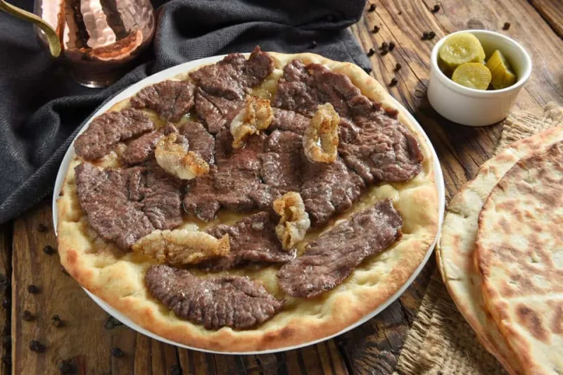 مجرمشة بالعجين لحم خاروف
