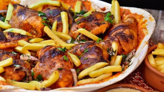 دجاج تركي مع بطاطا