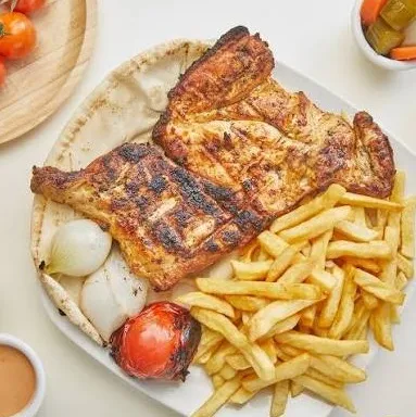 دجاج تكا مع بطاطا
