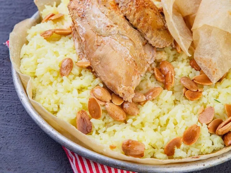 وجبة منسف دجاج