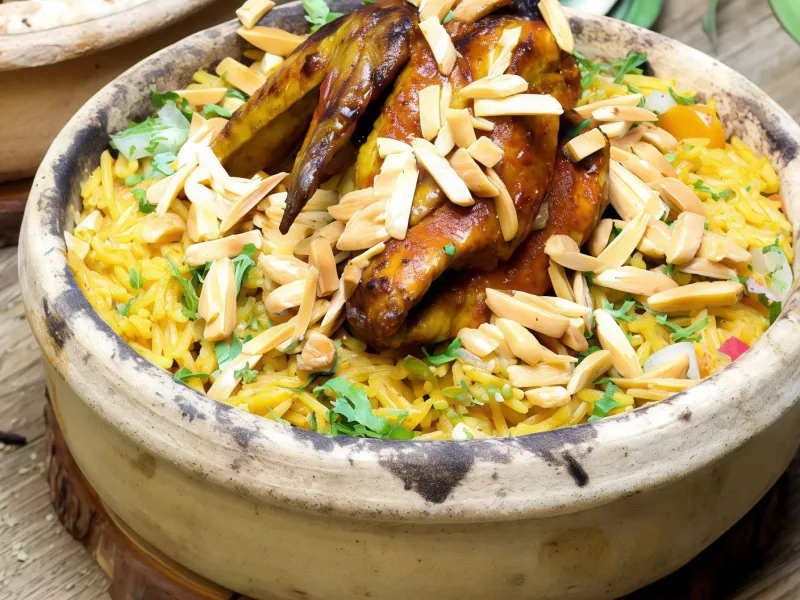كبسة بالدجاج