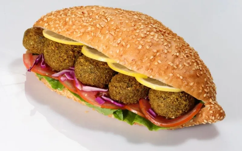 سندويش فلافل كعك